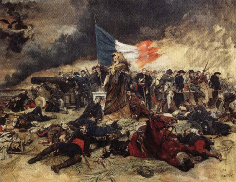 Ernest Meissonier The Siege of Paris France oil painting art